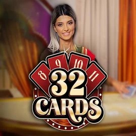 32 Cards slot logo by Ezugi at X3bet casino