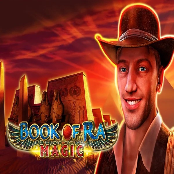 Slots logo of Book of Ra Magic from Greentube at X3bet casino